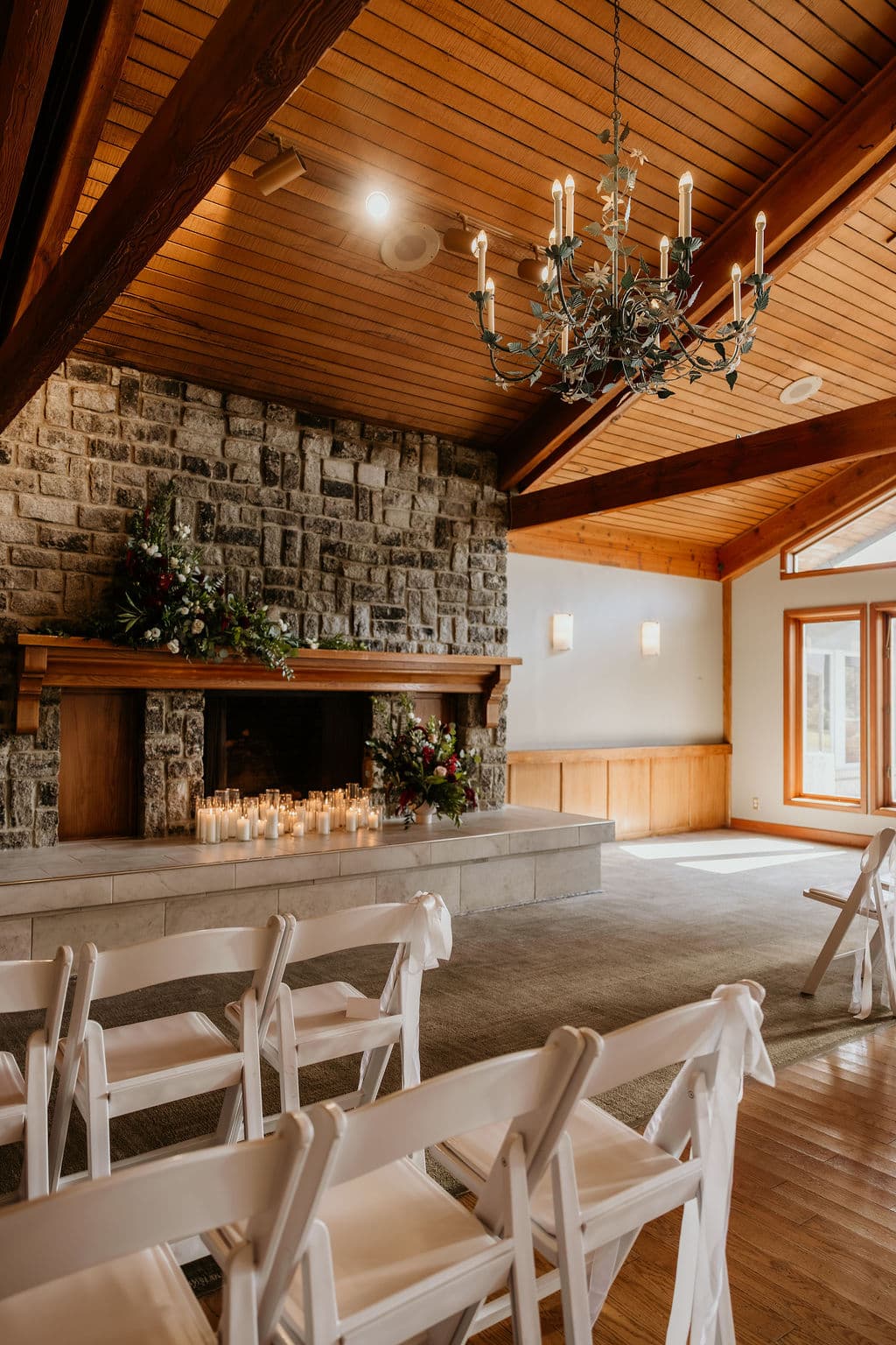 The Fireplace ceremony location 2